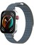 Huawei Watch Fit 4 Pro Hasırlı Kordon Woven Sport Loop Koyu Gri 1