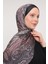 Siyah-Kahve Gölgeli Desen Brand Şal 3