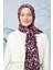 Pembe Suluboya Çiçek Desen Cotton Şal 1