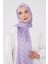Lila Harf Desen Brand Şal 1