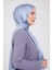 A.Mavi Yanları Taş Şeritli Brilant Şal 3