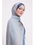 Mavi Kazayağı Desen Brand Şal 1