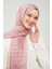 Pudra Ay Desen Jakarlı Elegance Şal 1