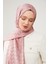 Pudra Ay Desen Jakarlı Elegance Şal 4