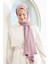 Toz Pembe Medine İpeği Şal 2