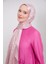Pembe Geometrik Desen Deluxe Devore Şal 4
