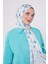 Mint Yeşili Damla Desen Brand Şal 4