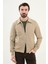 Düz Slim Fit Gömlek Yaka Çift Fermuar Erkek Mont 39638 1