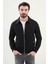 Düz Slim Fit Gömlek Yaka Çift Fermuar Erkek Mont 39638 5