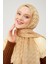 Gold Ay Desen Jakarlı Elegance Şal 4