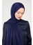 Lacivert Sim Şeritli Tokyo Şal 4