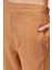 Lino Keten Pantolon Taba Rengi 5