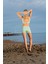 Rukomayo Yeşil Renk Beyaz Biyeli Şortlu Freeset Lycra Kumaş Bikini 2