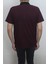 Fistan Store Erkek Bordo Desenli Klasik Kesim Rahat Kalıp Tek Cepli Polo Yaka Tişört 3