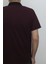 Fistan Store Erkek Bordo Desenli Klasik Kesim Rahat Kalıp Tek Cepli Polo Yaka Tişört 4