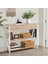 Dekoratif Natural Su Sümbülü Dikdörtgen Hasır Sepet Düzenleyici / Organizer 3'lü Set 3