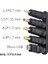 Çoklu Yedek Adaptör Uç Çevirici (2.5*0.7mm - 4.8*1.7mm - 3.0*1.1mm - 4.0*1.7mm - Micro Usb) 2