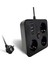 Akım Korumalı Anahtarlı Priz - 3x Priz - 2x USB - 2x Type-C - 2 mt Kablo Hızlı Şarj Özellikli Siyah 3