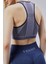 Kalın Askılı Sports Bra – Mor Siyah 3