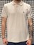 Polo Yaka T-Shirt %95 Pamuk Premium A+ Kalite Krem Penye Çekme Solma Bozulma Yapmaz Garanti Stblue 2