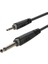 Rx K13501 3.5 mm Stereo Erkek / Mono Gitar Erkek 1 Metre Ara Kablo 1