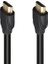 G-507K Plastik Düz Siyah 25 Metre Gold Poşetli HDMI Kablo 1