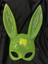 Karanlıkta Parlayan Fosforlu Tavşan Maskesi - Glow Bunny Masquerade Maske (32X22 Cm) 2