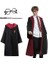 Harry Potter Gryffindor Kapişonlu Çocuk Kostüm + Asa + Gözlük Seti 9-10 Yaş 1
