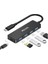 SWR1603G/93 Siyah 20 cm Kablolu Type-C To 4xusb 3.0 Çoklayıcı 2