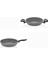 26 cm Granit Tava ve 24 cm Granit Sahan Seti 1