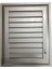 Plastik Menfez 50X50 Gümüş Banyo Wc Havalandırma 1