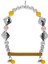 Kuş Salıncağı Büyük Parlak Boncuklu 10-16 cm 2