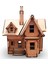 Ahşap Çiftlik Evi Maketi - 115 Parça 3D Puzzle - 3D Puzzle Oyuncak ve Dekor 4