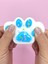 Beyaz Pati Taba Squishy Kedi Pati Sıkma 7 cm Pullu Pati Sukuşi - Mavi 5