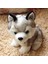 18CM Husky Peluş Oyuncaklar Simülasyon Evcil Hayvan Köpek Doldurulmuş Peluş Oyuncak Çok Amaçlı Sevimli Yavru Köpek Doldurulmuş Bebek Doğum Günü Hediyesi Noel Yeni Yıl Için (Yurt Dışından) 2
