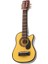 1:12 Minyatür Gitar Modeli Huş Ağacı Boyalı Yüzey Gerçekçi Dekoratif Minyatür Gitar Süsü Bebek Evi Ballad (Yurt Dışından) 4