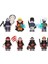 8 Adet Mini Anime Figürleri Seti Yapı Blok Oyuncakları Koleksiyonu Figürler Parti Hediyeleri Malzemeleri Doğum Günü Hediyeleri (Yurt Dışından) 1