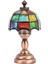 1:12 Dollhouse Kablosuz LED Masa Lambası Renkli Abajurlu Minyatür Masa Lambası (Yurt Dışından) 1