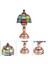 1:12 Dollhouse Kablosuz LED Masa Lambası Renkli Abajurlu Minyatür Masa Lambası (Yurt Dışından) 5