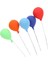 8 Adet Dekoratif Balon 1:12 Bebek Evi Bahçe Reçine Balonu Dekorasyon Için (Yurt Dışından) 2