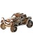 Ahşap Off-Road Araba Maketi - 73 Parça 3D Puzzle - Mini Boy Hobi Puzzle Seti 3