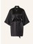 Kımılord Kadın Ipek Kimono, Şal Yaka, Kemerli, 100% Ipek, 85 cm Uzunluk 1