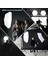 2 Li Youtube , Vlog , Tiktok Vb Canlı Yayın Için 70CM Octagon Softbox 45W Ampullü LED Sürekli Işık Seti 2