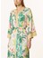 Mystic Jungle Kadın Kimono, Modal Karışımlı Jersey, Desenli, Kontrast Borulu, Şal Yaka 4