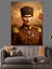 Mustafa Kemal Atatürk Dekoratif Kanvas - Mdf Ahşap Tablo 1