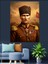 Mustafa Kemal Atatürk Dekoratif Kanvas - Mdf Ahşap Tablo 2