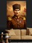 Mustafa Kemal Atatürk Dekoratif Kanvas - Mdf Ahşap Tablo 3