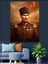 Bayrak ve Mustafa Kemal Atatürk Dekoratif Kanvas - Mdf Ahşap Tablo 4