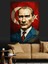 Mustafa Kemal Atatürk Dekoratif Kanvas - Mdf Ahşap Tablo 1