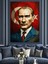 Mustafa Kemal Atatürk Dekoratif Kanvas - Mdf Ahşap Tablo 2